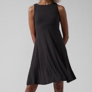 Athleta Santorini Thera Dress in Black Size 1X